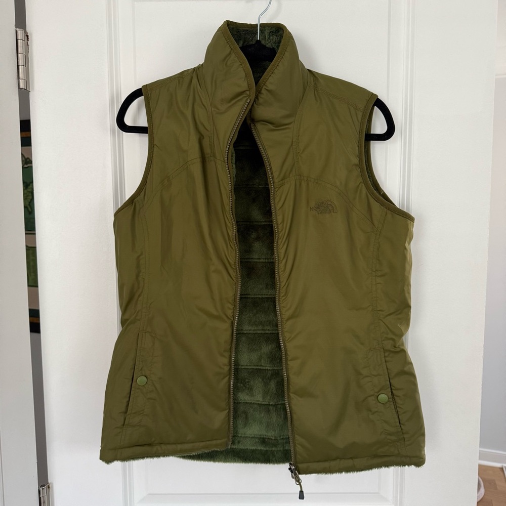 The North Face reversible zip-up vest